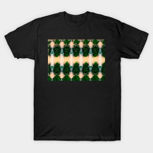 Dragonfly wing pattern green T-Shirt